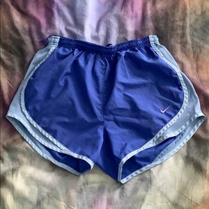 Nike tempo blue running shorts